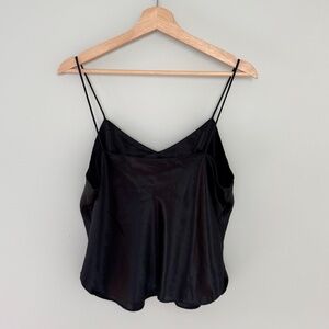 Indulgence Black Satin‎ Camisole